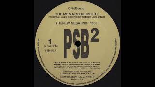 ON-USOUND SUBSCRIPTION SERVICE Pet Shop Boys - The Menagerie Mixes The New Mega-Mix * PSB012