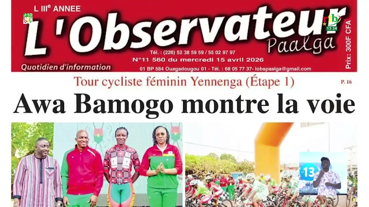 Revue de presse du 15 avril 2026