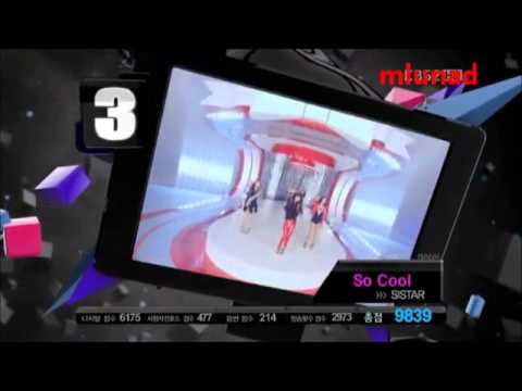 Music Bank  K-Chart - Super Junior Win 110826