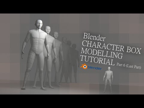 Blender Tutorial - Human Body Modelling for Animation - Part 6