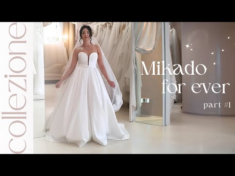 Abito in Mikado TRASFORMABILE versione n°1.