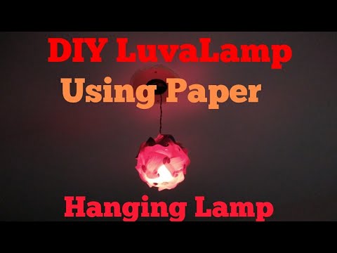 30 Piece Luvalamp using Paper | DIY Easy Paper Lamp | DIY Paper Lantern | DIY Christmas lamp