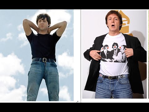 Paul McCartney vs Billy Shears - the belt comparison. Left-handed Paul vs right-handed Billy.