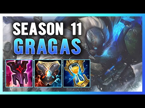 SEASON 11 GRAGAS SUPPORT WITH YASSUO ADC IS CRAZY STRONG!