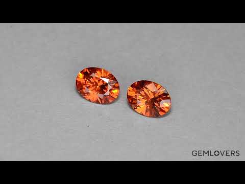 African orange spessartine garnets 7.47 ct order