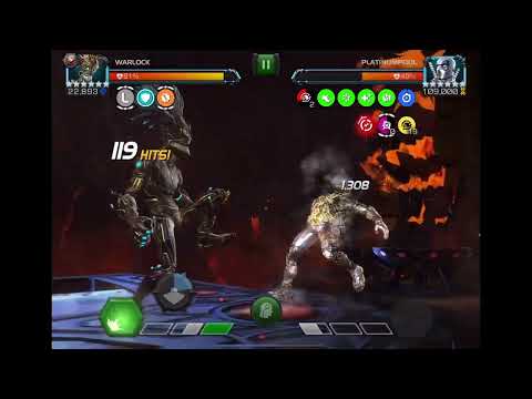 Defeat Platinumpool Easily With Warlock | 7.2.5 Boss Fight | MCOC