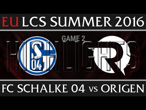 FC Schalke 04 vs Origen Game 1 Highlights - EU LCS Week 2 Summer 2016 - S04 vs OG G1