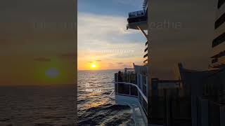 Take a moment to breathe while watching the sunset aboard the MSC Seascape! #shorts