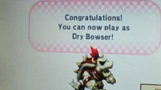 Mario kart wii unlocking daisy and dry bowser