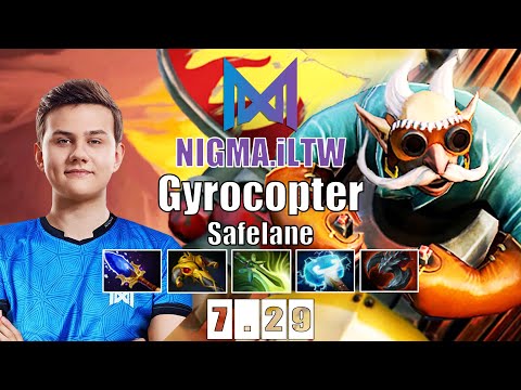 Gyrocopter Safelane | Nigma.iLTW | NIGMA NEW CARRY IS STRONG | 7.29 Gameplay Highlights