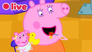 🔴 Peppa Pig BEBÊ EVIE Episódios AO VIVO 🍼 Melhores Momentos da Evie 💛 Desenhos Infantis