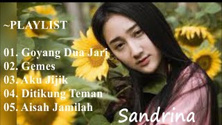 SANDRINA ALBUM GOYANG 2 JARI || GEMES || AKU JIJIK || DITIKUNG TEMAN || AISAH JAMILAH