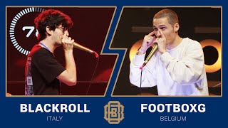 Beatbox World Championship 🇮🇹 BlackRoll vs FootboxG 🇧🇪 Quarterfinal