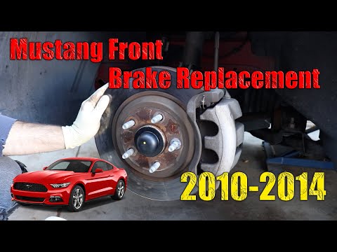 Front Brake Pad Rotor Replacement Ford Mustang (2010-2014) ***DIY***