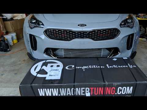Kia Stinger Wagner tuning intercooler install