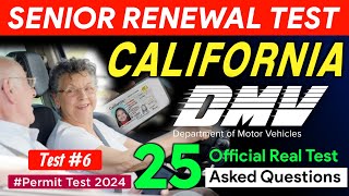 California DMV Senior Written Test 2024 | DMV Written Test California