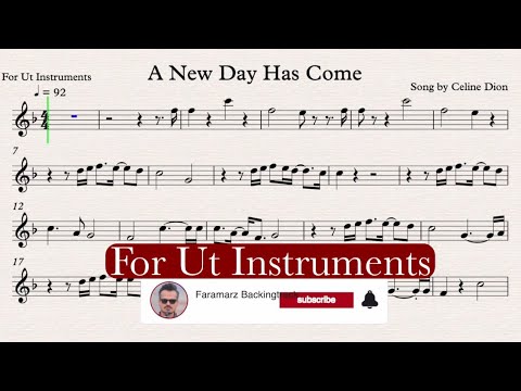 A New Day Has Come - Celine Dion - Play along for Ut