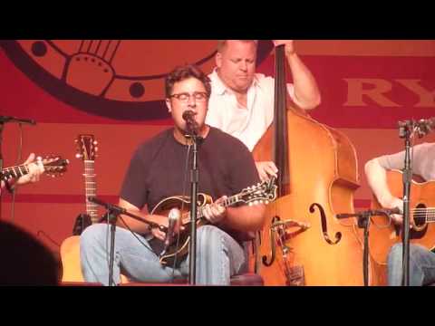 Vince Gill "Dark As the Night, Blue As the Day" 6/24/10 Ryman Auditorium Nashville, TN
