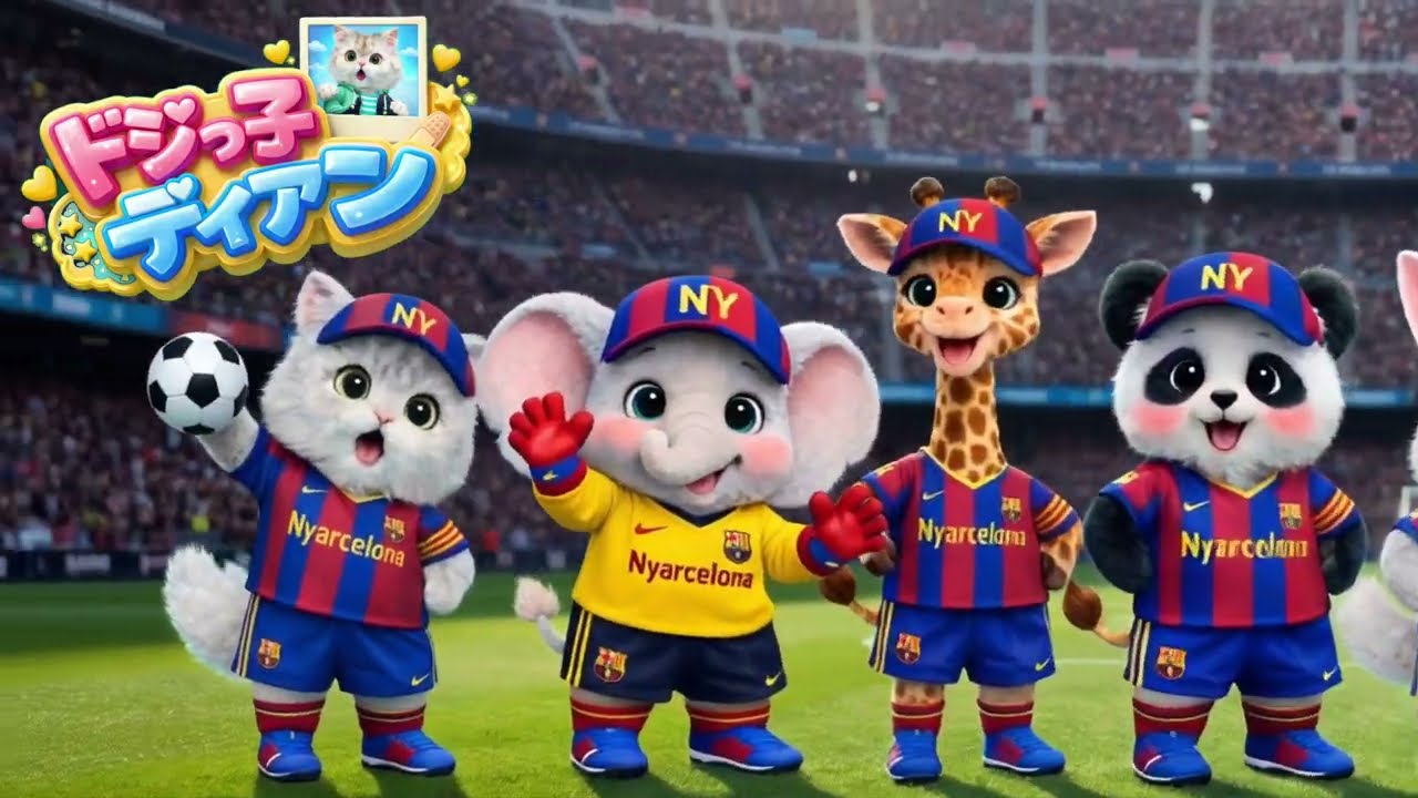 Clumsy Cat Dian Plays Soccer（サッカー）