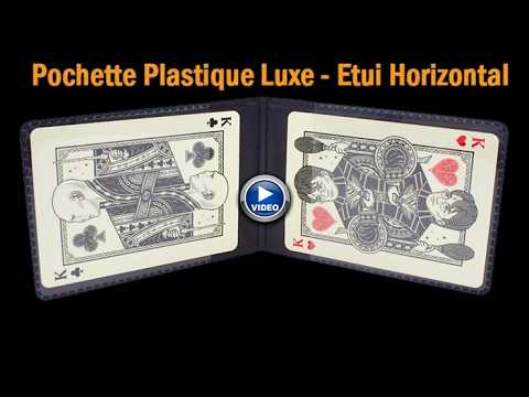 Voir la vidéo de Pochette Plastique Luxe - Etui Horizontal