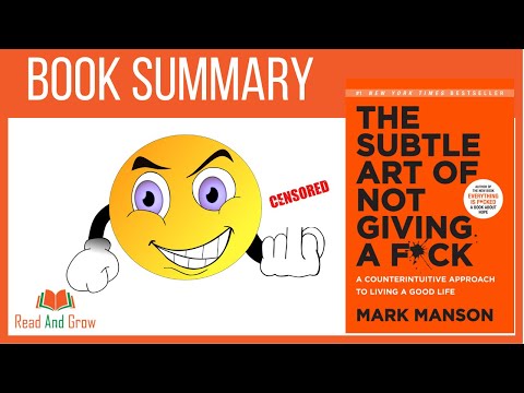 The Subtle Art Of Not Giving a f*ck by Mark Manson - (Animated Book Summary)