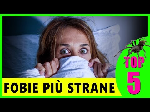 😱 LE 5 FOBIE PIù STRANE 😱 - Top 5 Paure NON APRITE questo video se avete fobie