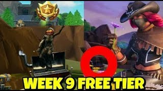 fortnite season 6 week 9 hidden battlestar location free battle pass tier week - fortnite week 9 free tier location