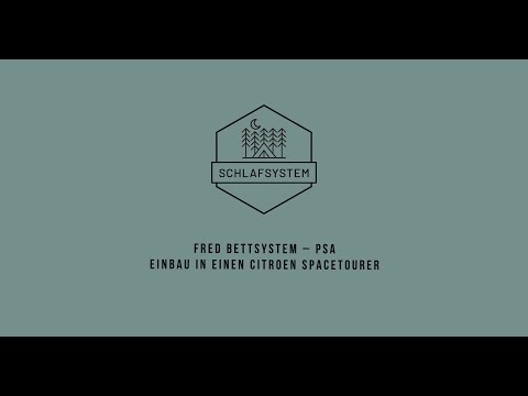 FRED Bettsystem PSA – Einbau in den Citroen Spacetourer.