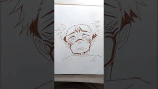 「不愉快だ……」#呪術廻戦  #jujutsukaisen#呪術廻戦好きな人と繋がりたい  #宿儺 #イラスト  #イラスト好きさんと繋がりたい  #コピック  #コピックイラスト