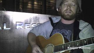 ARE THE GOOD TIMES REALLY OVER by Keegan McInroe a Merle Haggard tune at OCCUPY The Fed DALLAS