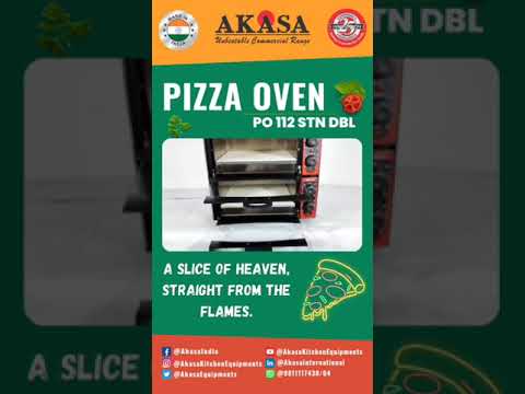 Industrial akasa indian electric stone pizza ovens double de...