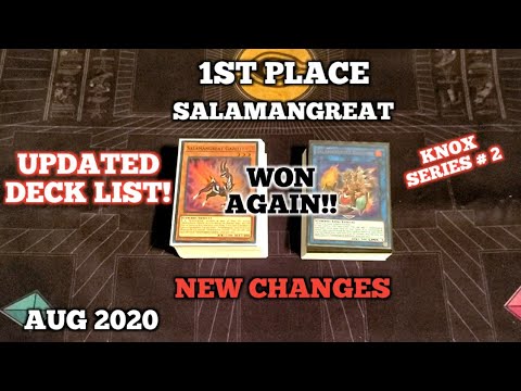 Yu-Gi-Oh! 1ST Place Salamangreat DECK LIST! (UPDATED)Knox Battlin' Boxes Series #2 (Aug 2020)