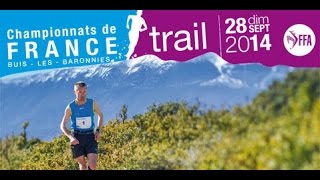 preview picture of video 'Championnat de france de Trail 2014 à Buis-les-Baronnies (Drôme)'