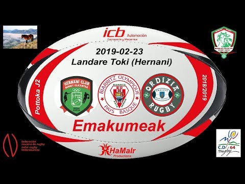 Rugby-a: 18/19 Emakumeak-Pottoka txapelketa J2 (Landare Toki, Hernani)(2019-02-23)