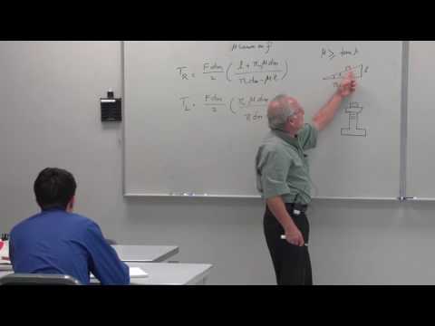 Stress Analysis: Power Screws, Threaded Fasteners (11 of 17)
