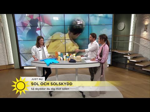 Så skyddar du dig mot solen - Nyhetsmorgon (TV4)