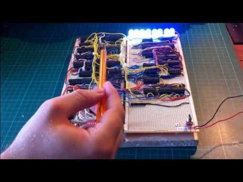 8-bit Computer Built From CMOS Logic