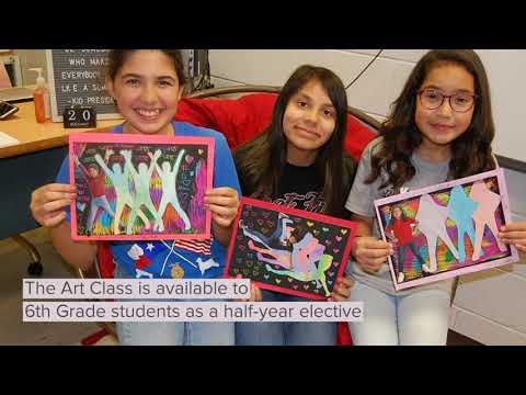 Flour Bluff Intermediate Art Class