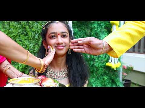 Chohitha half saree traditional video