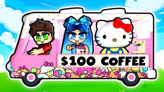 Building my DREAM CAFE in Roblox Hello Kitty Cafe!