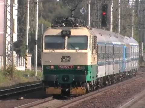 ČD 150 225-1 R 704 "Dřevnice" Luhačovice - Praha hlavní nádraží