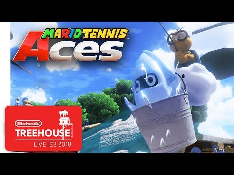 Mario Tennis Aces Gameplay Pt. 3 - Nintendo Treehouse: Live | E3 2018 thumbnail