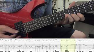 Amorphis - My Sun (guitar solo) with rolling tabs