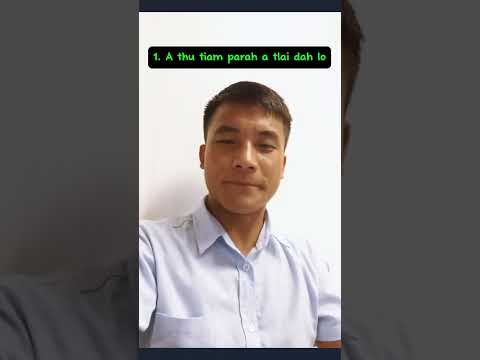 'Tlai Dah Lo Pathian' - Saya Moses HL Hre