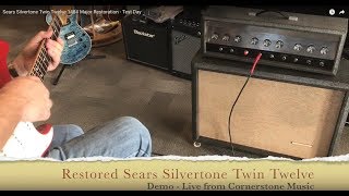 Video thumbnail for Sears Silvertone Twin Twelve 1484 Major Restoration - Demo Day by Retro Tech & Electronics