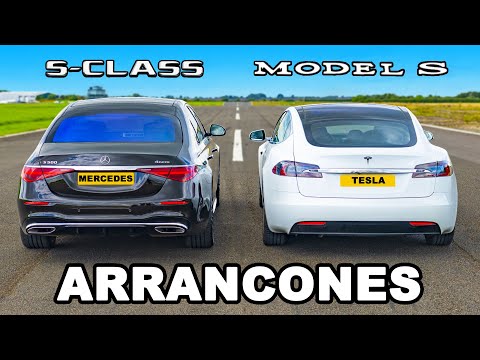 Mercedes Clase S vs Tesla Model S: ARRANCONES