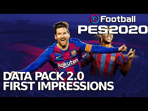 [STREAM] PES 2020 Data Pack 2.0 live impressions