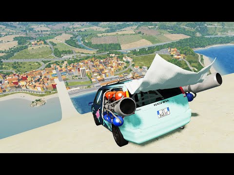 CRAZY High Speed Jumps #41 - BeamNG Drive | CrashTherapy