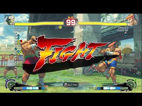 Bonchan [Sagat] vs URELICS [Adon] SSF4 Japanese Online Ranked Matches - TRUE-HD
