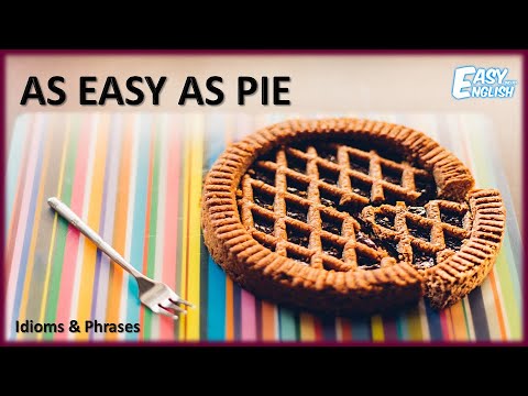 AS EASY AS PIE || Idioms & Phrases || Easy English India